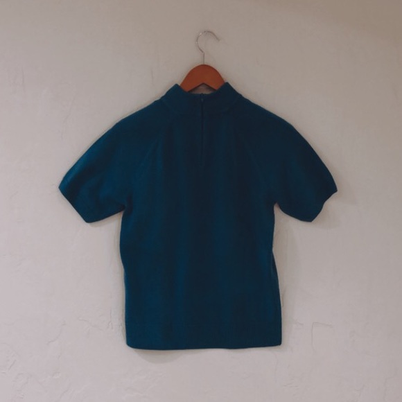 Topshop Tops - Vintage blue sweater T-shirt